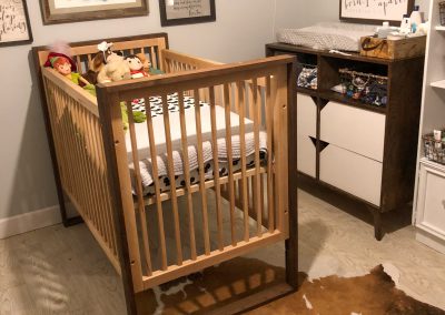 Crib and Changing Table with Drawers