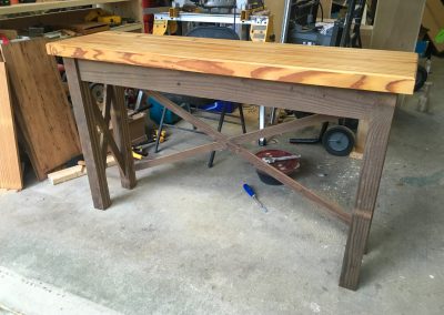 Rustic Sofa Table